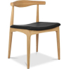 Buy Scandinavian design Chair CV20 Boho Bali - Premium Leather Black 16436 - prices