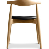 Buy Scandinavian design Chair CV20 Boho Bali - Premium Leather Black 16436 in the Europe