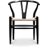 Buy Dining Chair Scandinavian Design Wooden Cord Seat - Wish Black 16432 - in the EU