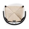 Buy Dining Chair Scandinavian Design Wooden Cord Seat - Wish Black 16432 with a guarantee