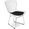 Buy Dining Chair in Steel – Grid Design with Cushion – Wiren  Black 16450 - prices