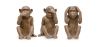Buy Decorative Design Figures - Monkeys - Sensa Brown 58449 - in the EU