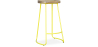 Buy Industrial Bar Stool 76 cm Aiyana - Light wood and metal Yellow 59571 at MyFaktory