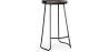 Buy Industrial Bar Stool 76 cm Aiyana - Dark wood and metal Black 59570 - in the EU