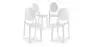 Buy X4 Dining chair Victoire Design Transparent White 16459 in the Europe