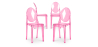 Buy X4 Dining chair Victoire Design Transparent Pink transparent 16459 in the Europe