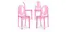 Buy X4 Dining chair Victoire Design Transparent Pink transparent 16459 in the Europe