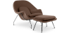Buy Fauteuil Womb avec ottoman - Tissu Brown 16503 at MyFaktory