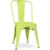 Buy Bistrot Metalix Chair - New Edition - Matte Metal Pastel yellow 59803 in the Europe