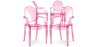 Buy X4 Armchair Louis King Design Transparent Pink transparent 16464 home delivery