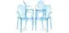 Buy X4 Armchair Louis King Design Transparent Blue transparent 16464 - in the EU