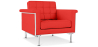 Buy Armchair City - Premium Leather Red 13181 home delivery