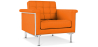Buy Armchair City - Premium Leather Orange 13181 with a guarantee