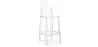 Buy Bar stool with backrest Victoire - 65cm - Design Transparent Transparent 58805 - in the EU