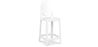 Buy Bar stool with backrest Victoire - 65cm - Design Transparent White 58805 in the Europe