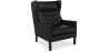 Buy 2204 Armchair - Premium Leather Black 50102 - in the EU