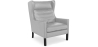 Buy 2204 Armchair - Premium Leather Grey 50102 home delivery