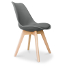 Buy Dining Chair Nordic – Scandinavian Style – Brielle Dark grey 58293 home delivery
