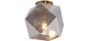 Buy Modern Glass & Metal Ceiling Lamp Grey transparent 59832 at MyFaktory