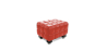 Buy Lukus Footrest (Ottoman) - Premium Leather Red 23370 in the Europe