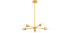 Buy Golden Pendant Lamp in Modern Style, Brass - Carla Gold 59834 - in the EU