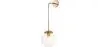 Buy Spherical Glass Shade Wall Sconce Transparent 59836 - prices
