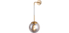 Buy Spherical Glass Shade Wall Sconce Grey transparent 59836 at MyFaktory