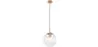 Buy Glass Shade Hanging Lamp with Adjustable Tube Transparent 59837 at MyFaktory