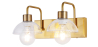 Buy Classic Two-Point Wall Lamp Gold 59846 - in the EU