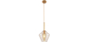 Buy Diamond Shaped Glass Shade Hanging Lamp Beige 59859 - in the EU