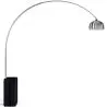 Buy Floor Lamp with Marble Base - Living Room Lamp - Arc Black 13692 - prices