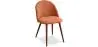 Buy Dining Chair - Upholstered in Fabric - Scandinavian Style -Bennett Orange 58982 - prices