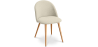 Buy Dining Chair - Upholstered in Fabric - Scandinavian Style -Bennett  Beige 59261 in the Europe