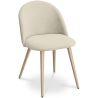 Buy Dining Chair - Upholstered in Fabric - Scandinavian Style -Bennett  Beige 59261 in the Europe