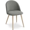 Buy Dining Chair - Upholstered in Fabric - Scandinavian Style -Bennett  Grey 59261 at MyFaktory