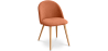 Buy Dining Chair - Upholstered in Fabric - Scandinavian Style -Bennett  Orange 59261 - prices