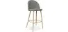 Buy Fabric Upholstered Stool - Scandinavian Design - 76cm - Bennett Grey 59356 home delivery