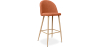 Buy Bar stool Bennett Scandinavian Design Premium - 76cm Orange 59356 - in the EU