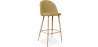 Buy Fabric Upholstered Stool - Scandinavian Design - 73cm - Bennett Light Yellow 59356 at MyFaktory