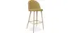 Buy Fabric Upholstered Stool - Scandinavian Design - 76cm - Bennett Light Yellow 59356 at MyFaktory