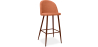 Buy Fabric Upholstered Stool - Scandinavian Design - 73cm - Bennett Orange 59357 - in the EU