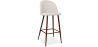 Buy Fabric Upholstered Stool - Scandinavian Design - 73cm - Bennett Cream 59357 home delivery