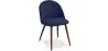 Buy Dining Chair - Upholstered in Fabric - Scandinavian Style -Bennett Dark blue 58982 with a guarantee
