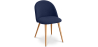 Buy Dining Chair - Upholstered in Fabric - Scandinavian Style -Bennett  Dark blue 59261 home delivery