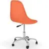 Buy Swivel office chair with casters - Brielle Orange 59863 in the Europe