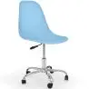 Buy Swivel office chair with casters - Brielle Light blue 59863 - in the EU
