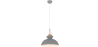 Buy Metal & Wood Scandinavian Hanging Lamp Grey 59842 in the Europe