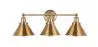 Buy 3-Light Metal Cover Sconce Wall Lamp Gold 59883 - in the EU
