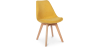 Buy Scandinavian Padded Dining Chair Yellow 59892 in the Europe