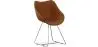 Buy Design dining chair - PU Cognac 59894 - in the EU